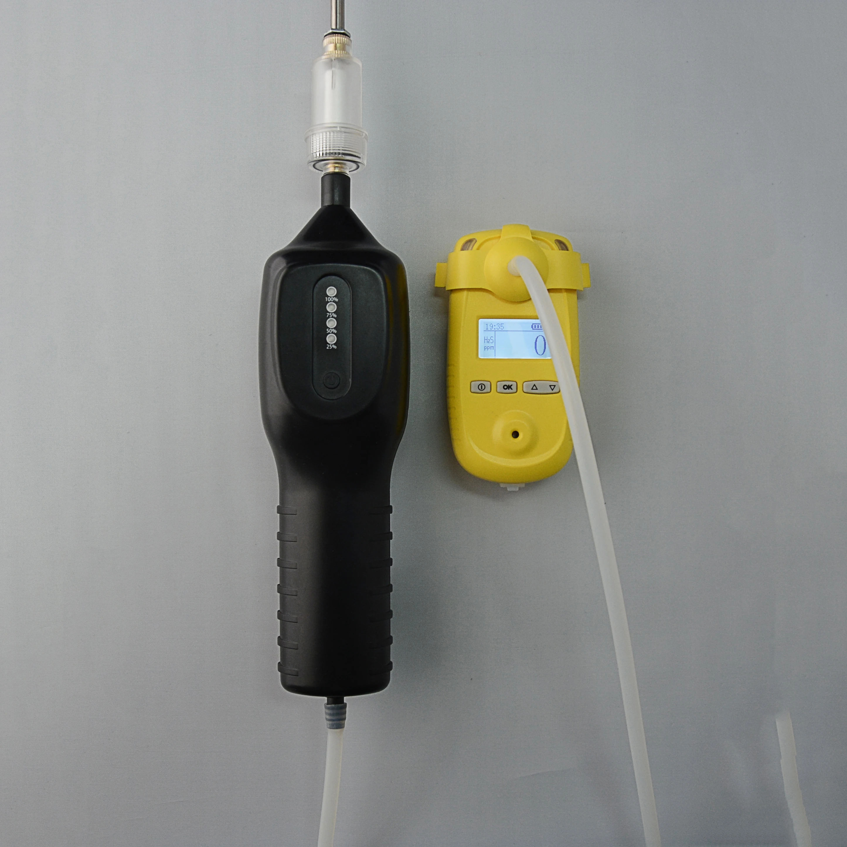 

SA-M201 Portable Single industrial gas detector, hydrogen sulfide H2S gas with 0-100ppm electrochemical H2S sensor