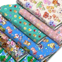 2033cm cartoon animal ordinary faux synthetic leather fabric for bows leather crafts diy handmade material1yc17654