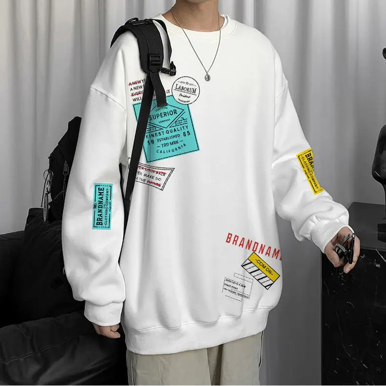 

Men's sweater autumn trend Korean loose jacket Long Sleeve Top Men's autumn clothes