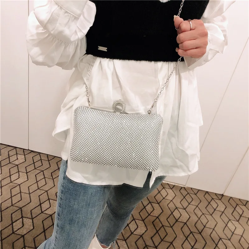 Кольцо кольцо ручной работы ужин bag2019 Элегантный Новый Наклонный Стиль Женская