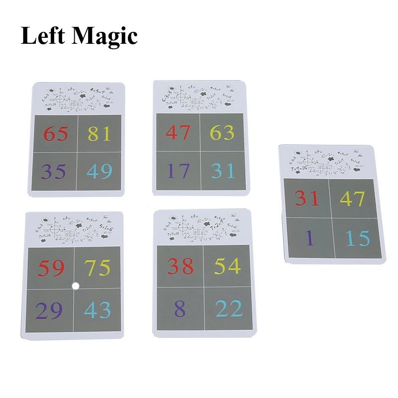 

Budget Cards Magic Tricks Prediction Mysterious Number Close Up Street Stage Poker Magic Porps Illusion Mentalism Magician