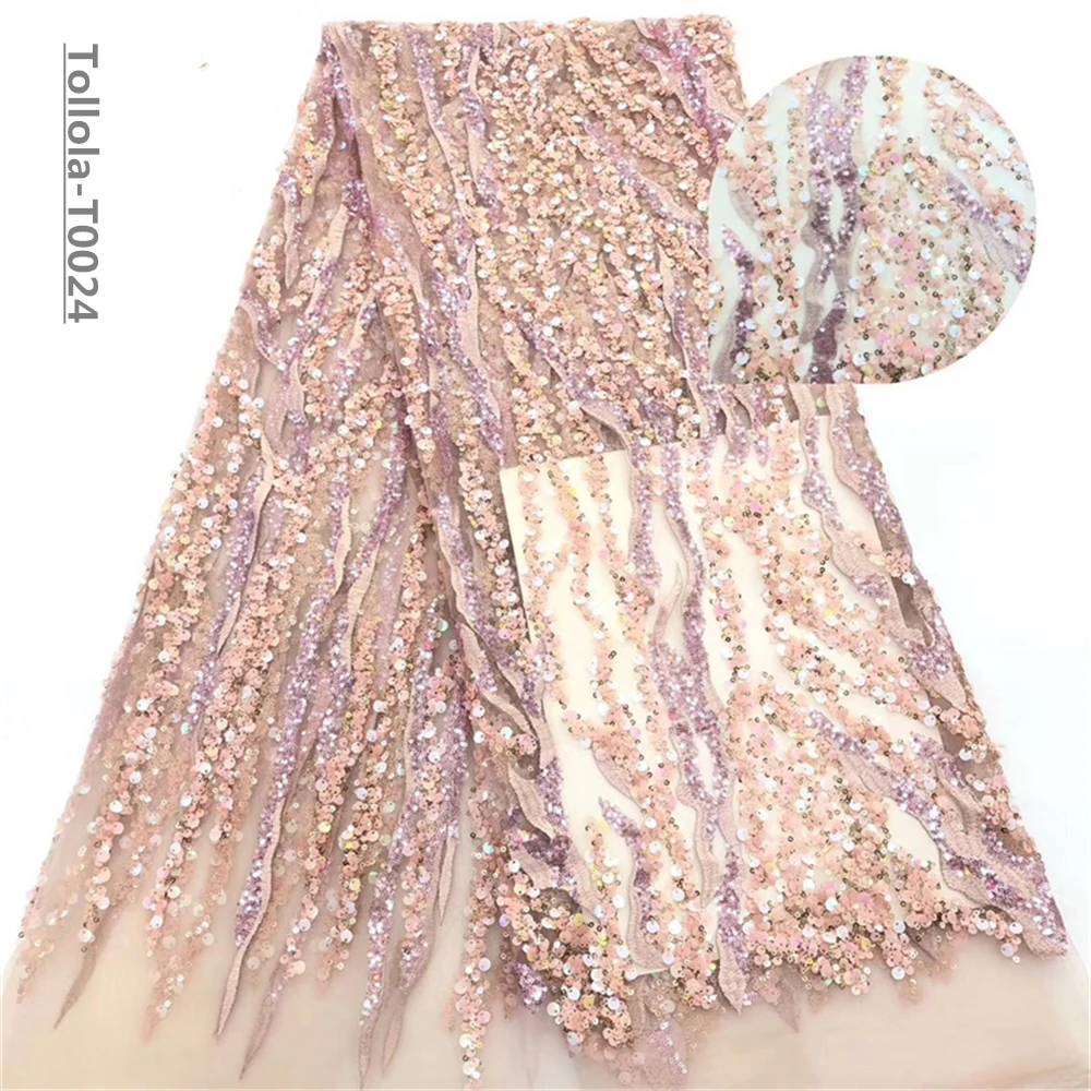 Кружевная ткань VILLIEA с бантом французский нигерийский высокое качество 3D