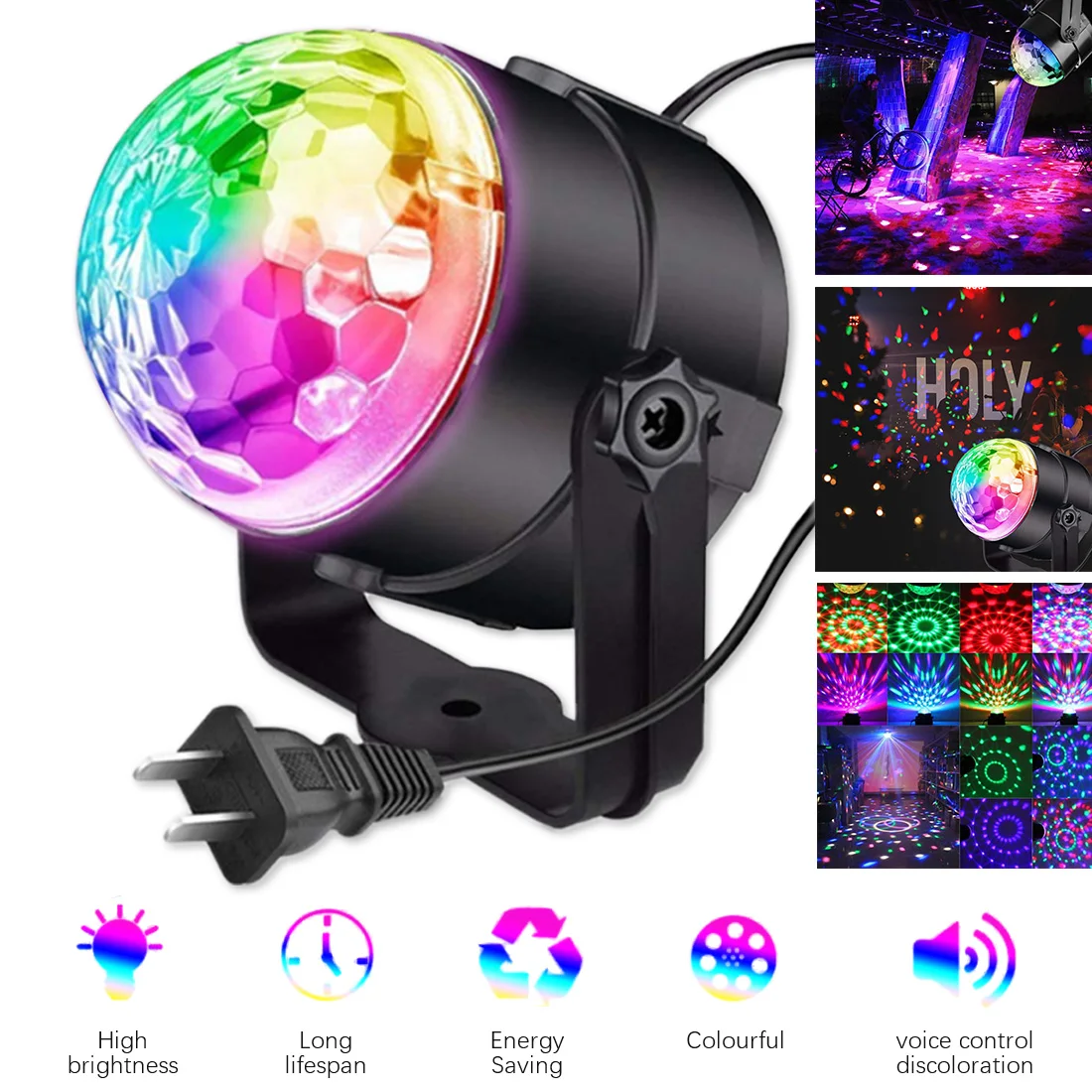 Светодиодсветильник проекционная лампа RGB стробоскоп с контроллером DMX