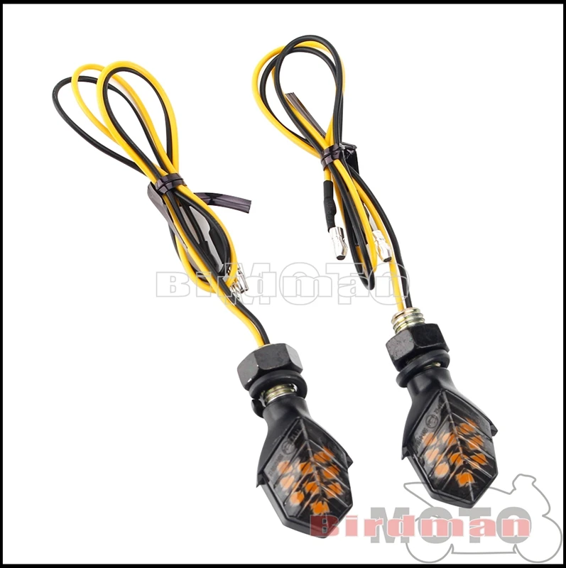 2 шт. светодиодные мотоциклетные поворотники 8 мм 12 SMD