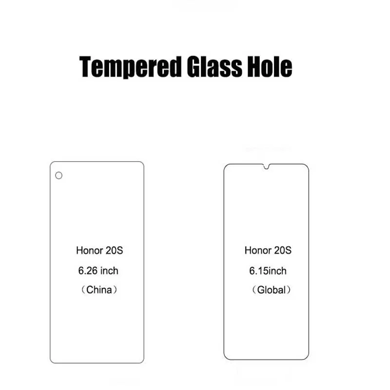 

2Pcs Full Screen Tempered Glass For HUAWEI HONOR 20 S 20S Screen Protector Explosion-Proof Glass For Honor 20 S 20S glass