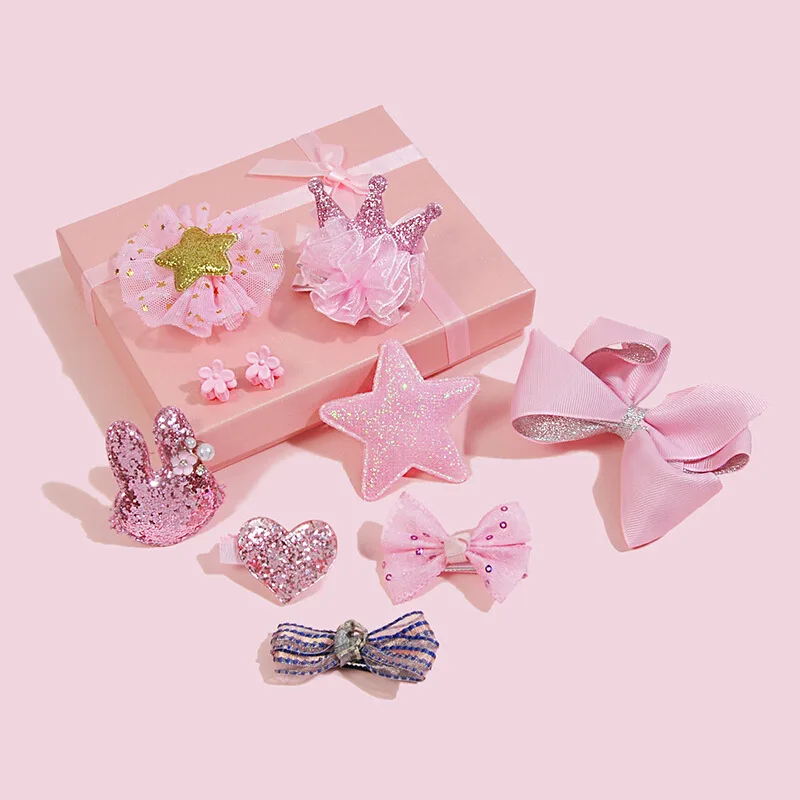 10 комплектов заколок для волос милые платья с героями мультфильмов головной убор