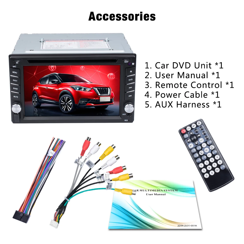 Автомобильный радиоприемник MP5 плеер 2Din автомобильный DVD универсальный GPS