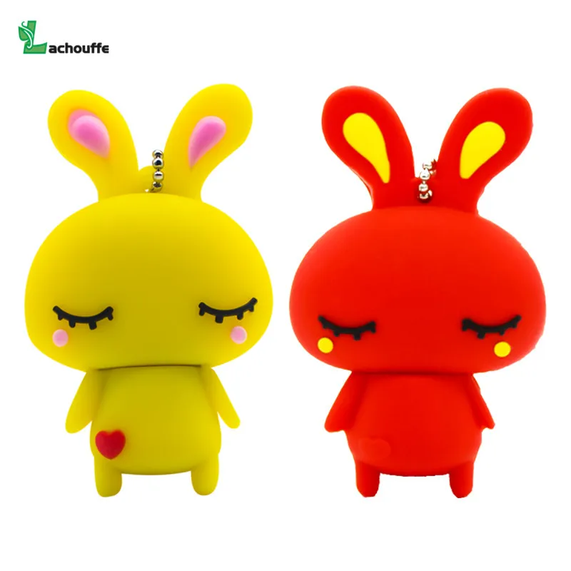Usb флэш накопитель 4 ГБ 16 32 64 usb карта памяти Флешка кролик мультфильм накопитель|USB