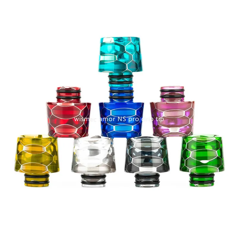 Цветной широкополосный дрип тип 510 для wismec amor NS pro/uwell crown 4 IV/SKRR S Mini/uwell из