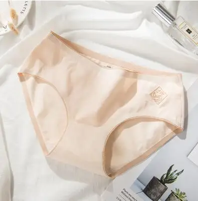 5 шт./лот хлопковые антибактериальные дышащие женские трусы без следов нижнее