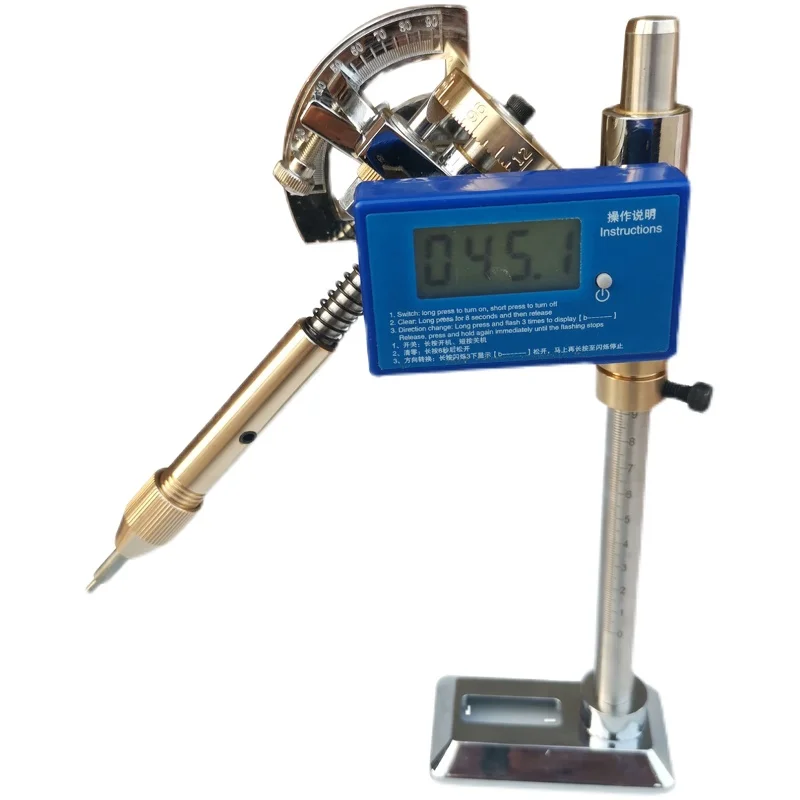 

Digital Display Angle Manipulator Gem Faceting Machine Angle Polishing Handle Stainless Steel Copper 32/64/72/90/96 Inder Gear