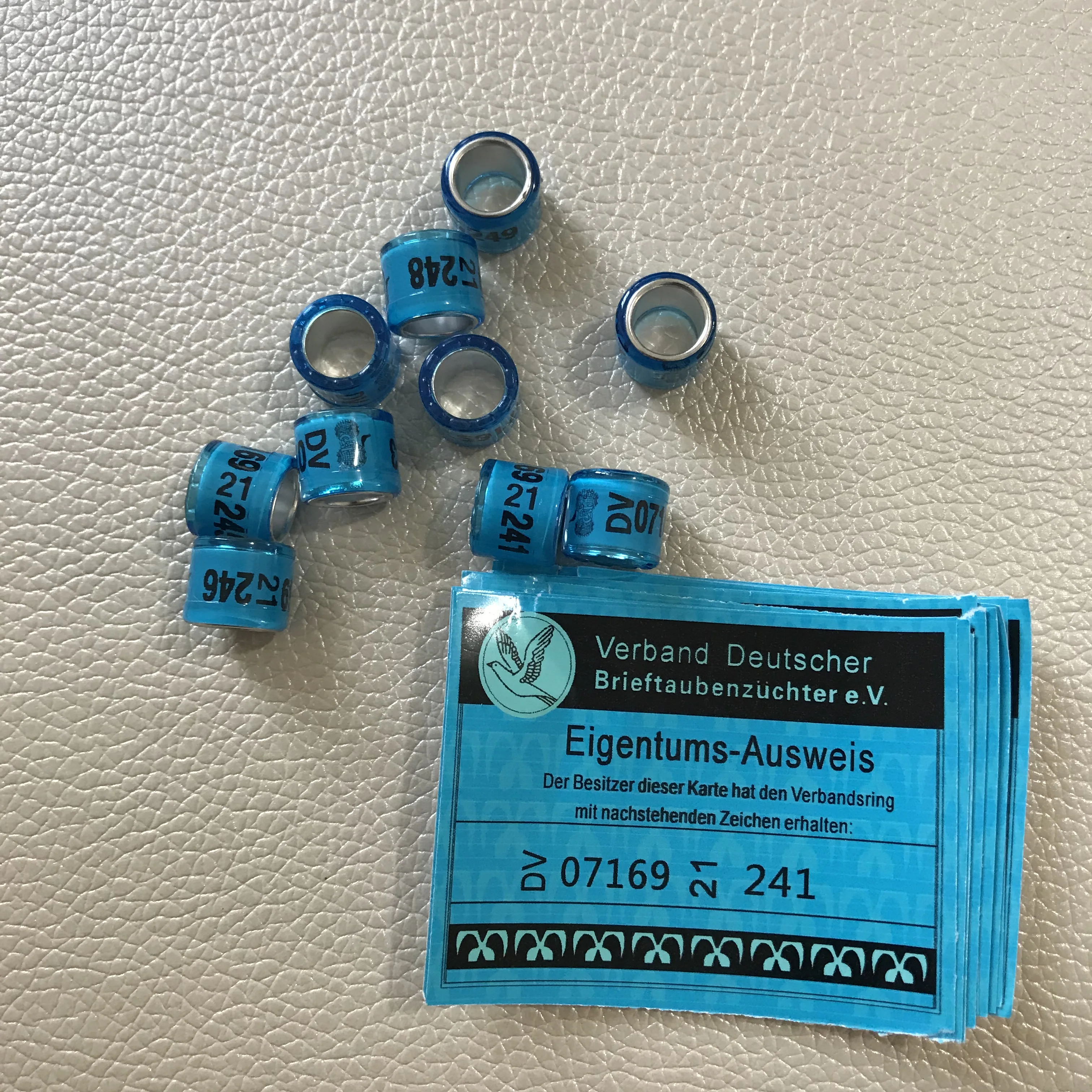 2021 DV голубь ножки кольца с карточками птица кольцо 10 шт./лот|IC/ID карты| |