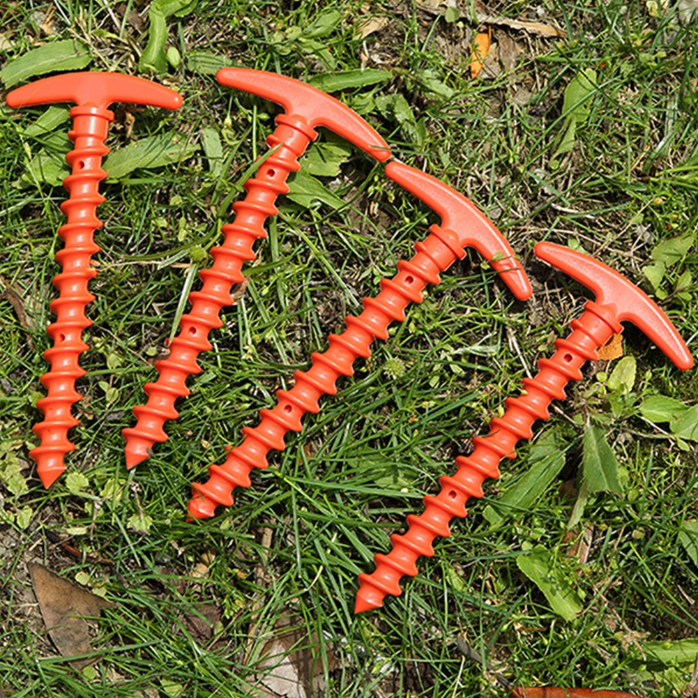 

10pcs Hiking Canopy Fixed Pegs Tarp Fixing Nails High Strength Awning Stakes Fastener Tents Fixing Fastener Supplies