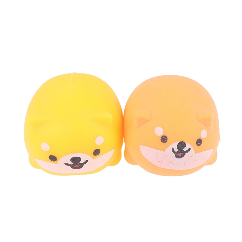 

1PC Cute Shiba Inu Antistress Squeeze Pinch Toys With Cage Decompression Toys Stress Relief Toys Funny Gift