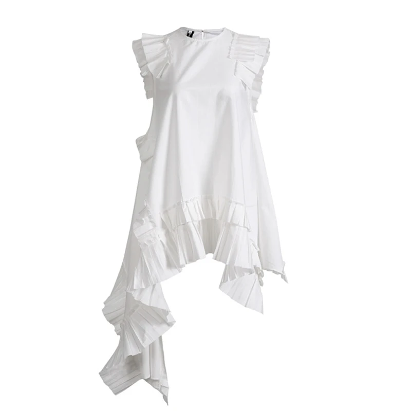 Женская юбка летняя 2020 новое необычное тяжелое обжимное индивидуальное с