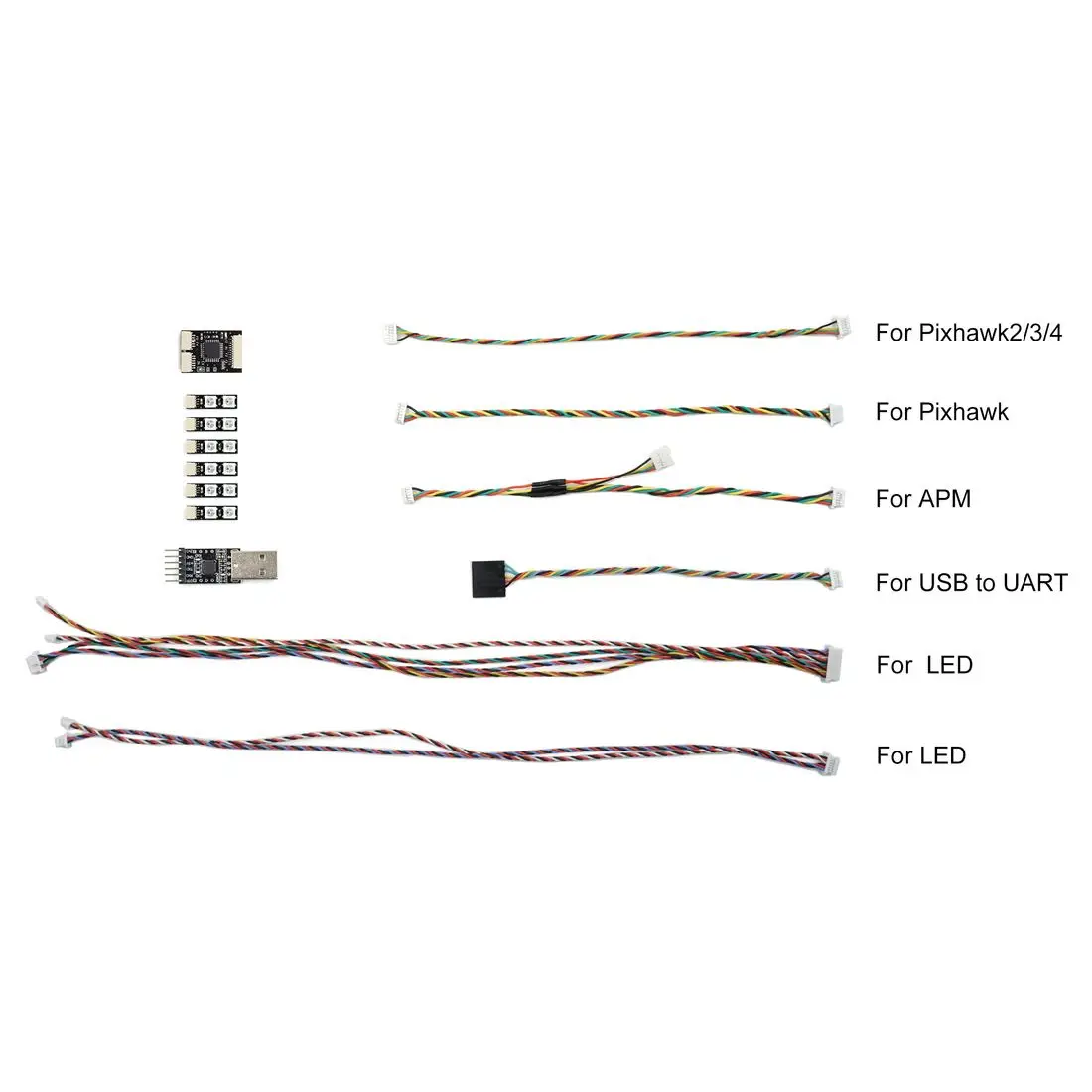 JMT Pixhawk внешний светодиодный контроллер для APM Pixhawk2 Ardupilot PX4 RGB навигационный