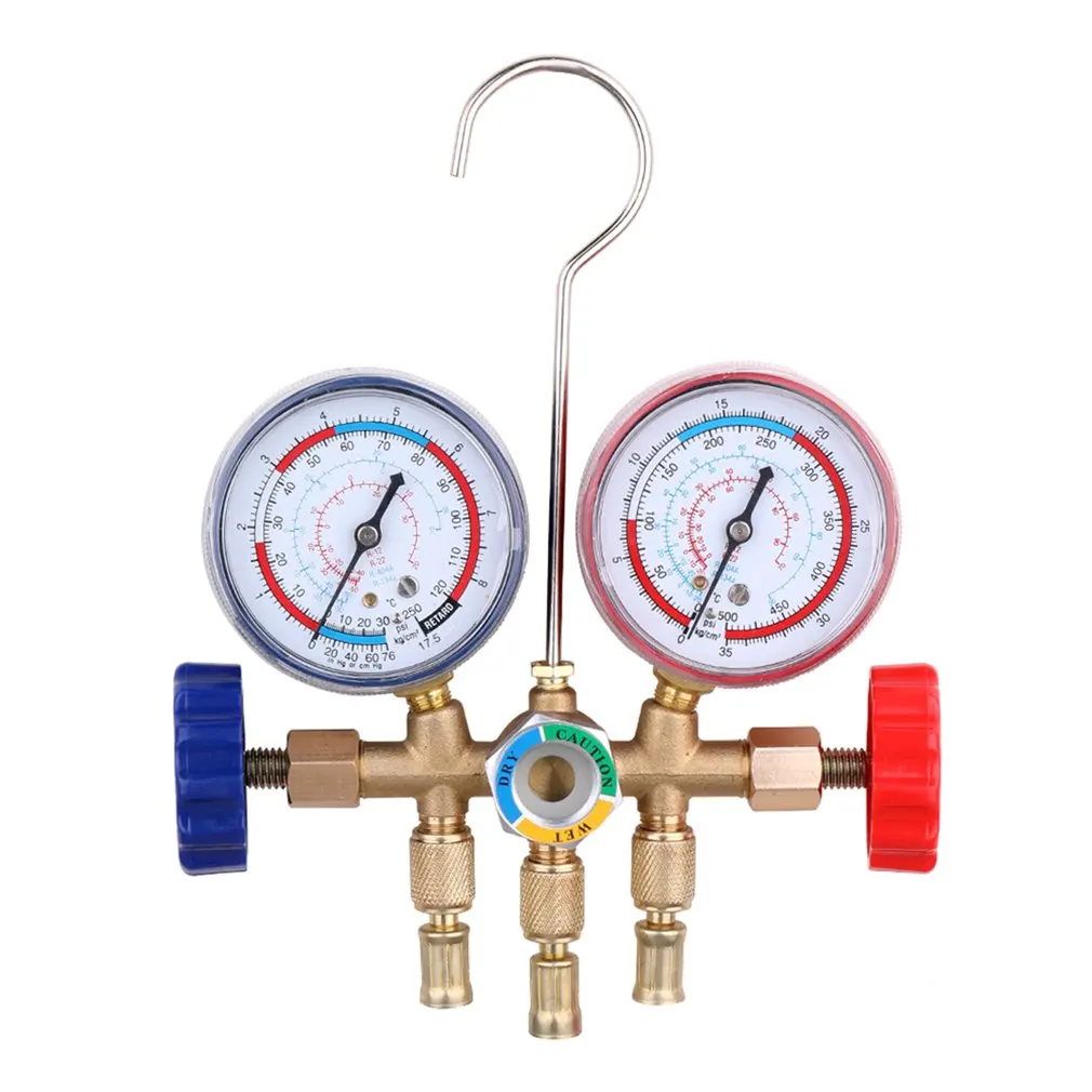 Новый R134A HVAC A/C Комплект для охлаждения манометр трубопровода переменного тока