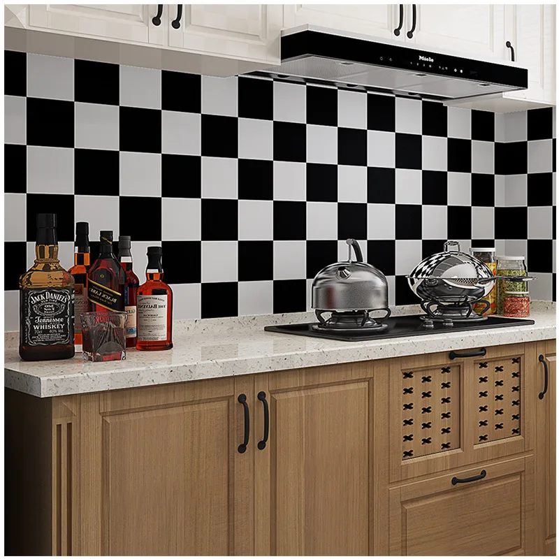 ПВХ современные настенные Стикеры обои для ванной и кухни самоклеящиеся