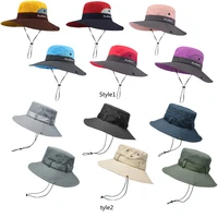2style outdoor colorful shade sun hat ultraviolet unisex woman gift summer seaside caps convenient folding mountaineering