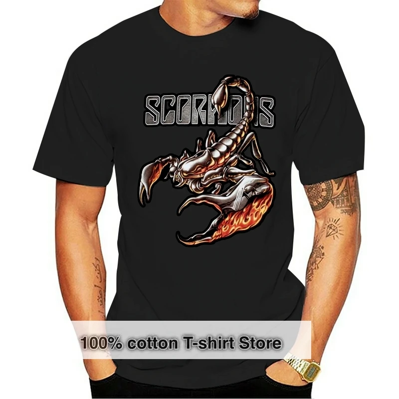 

Новая Черная футболка с изображением скорпиона, гигантского скорпиона, Майкла шенкера, НЛО
