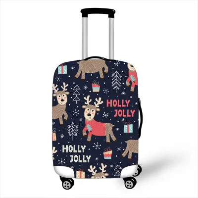 Плотный Рождественский праздничный Чехол для багажа чехол дорожного костюма