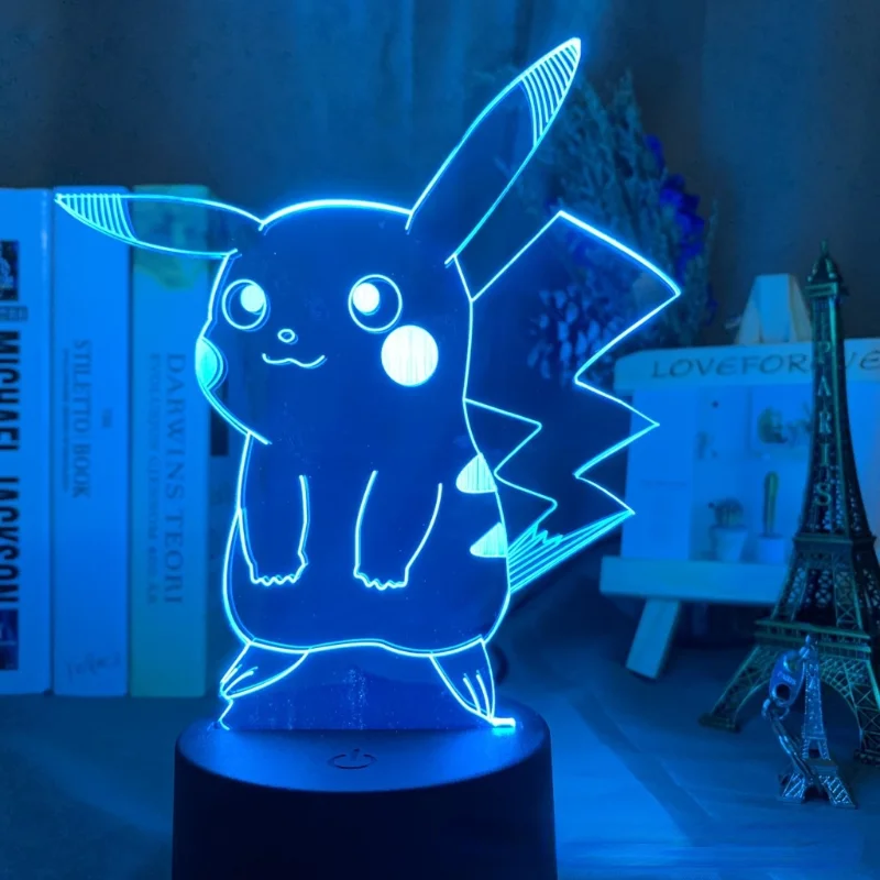 

Pokemon Anime Figure Gengar Haunter Gastly 3D Illusion Nightlights Lamp Takara Tomy Visual Lighting Lampara Led Kids Gift Toy