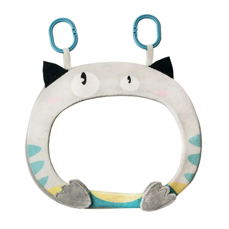 

Car Baby Rearview Mirror Wide View Rear Adjustable Safety Seat Back Mirrors Infants Cartoon Toys