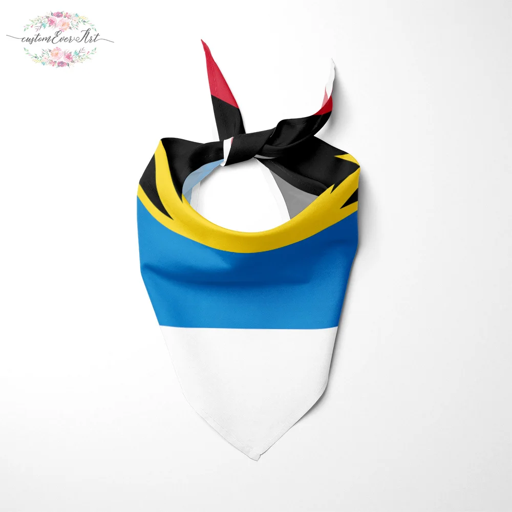 Антигуа-и-флаг Барбуды бандана для собак большой шейный шарф собаки с принтом |