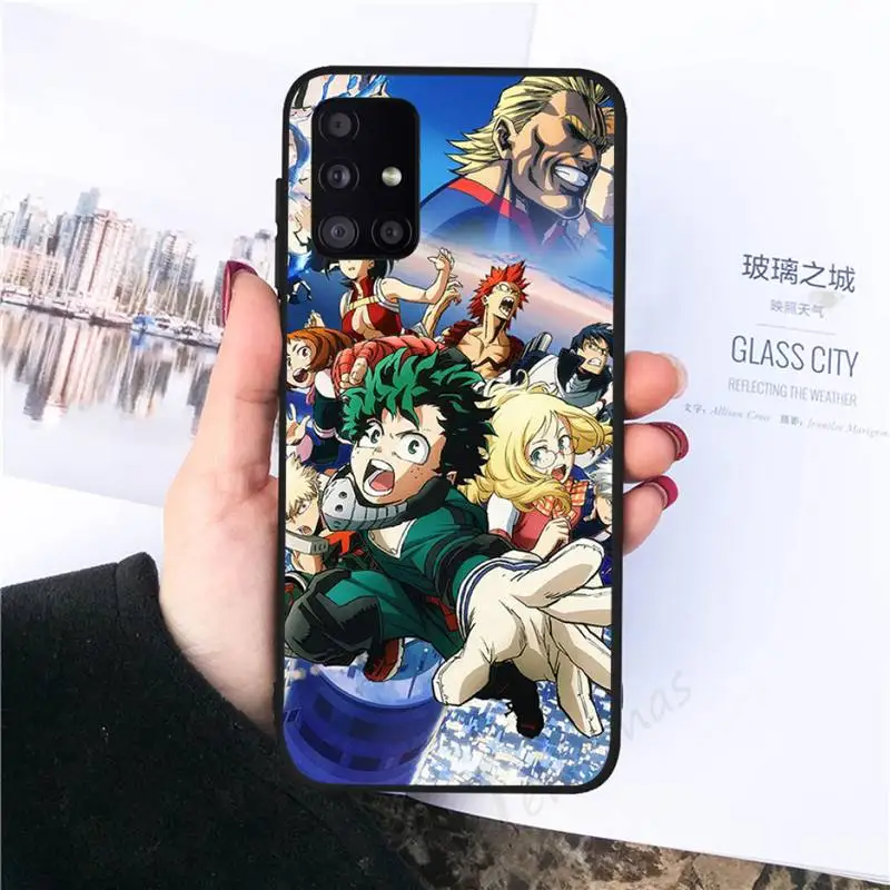 

Anime my hero academia figure Phone Case For Samsung galaxy S 7 8 9 10 20 edge A 6 10 20 30 50 51 70 note 10 plus