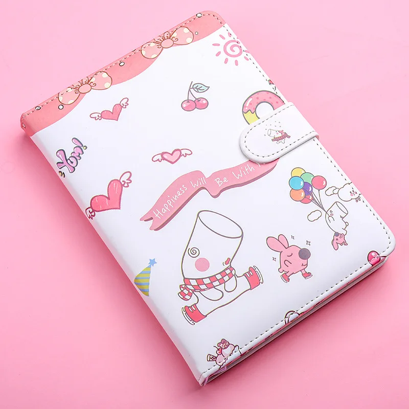 Милый медведь тетрадь Kawaii Портативный мессенджер через плечо на магнитной