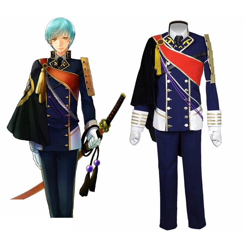 

Unisex Anime Cos KATSUGEKI/TOUKEN RANBU Ichigo Hitofuri Plug Suit Cosplay Costumes Suit Sets Uniform