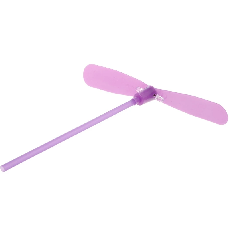 

Led Flash Plastic Bamboo Dragonfly Propeller Kids Outdoor Hand Push Gifts Toy