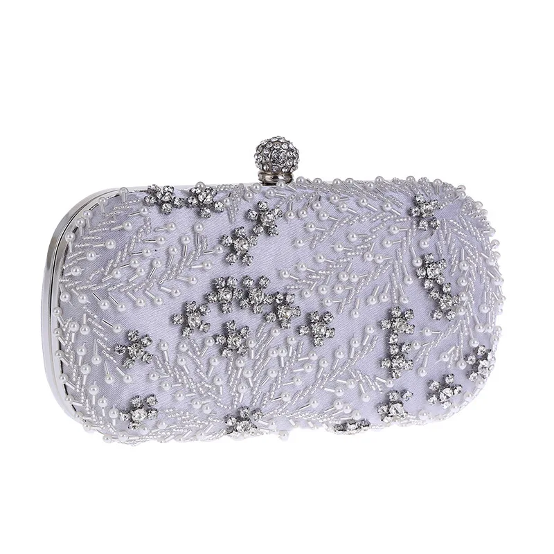 

Female Mini Luxury Party Clutch Evening Bags Women's Fashion Embroidery Cosmetic Bag High Quality Diamond-Set Small Coin Wallet