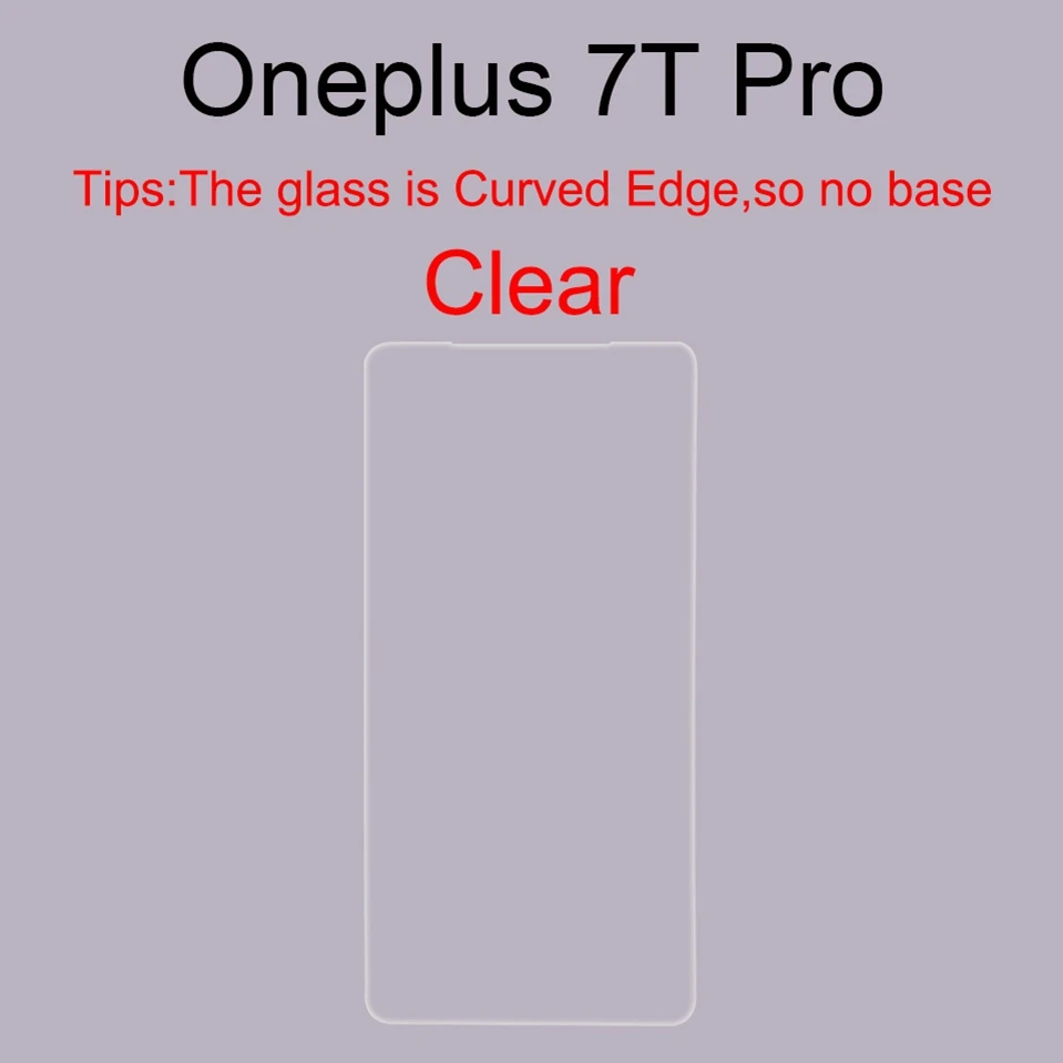 6D закаленное стекло для One Plus Oneplus 7T Pro 1+ 7T чехол Oneplus6t Oneplus7 стекло для Oneplus 7 pro 6t 5t 6 5 Защита экрана - Цвет: 7T Pro - Clear