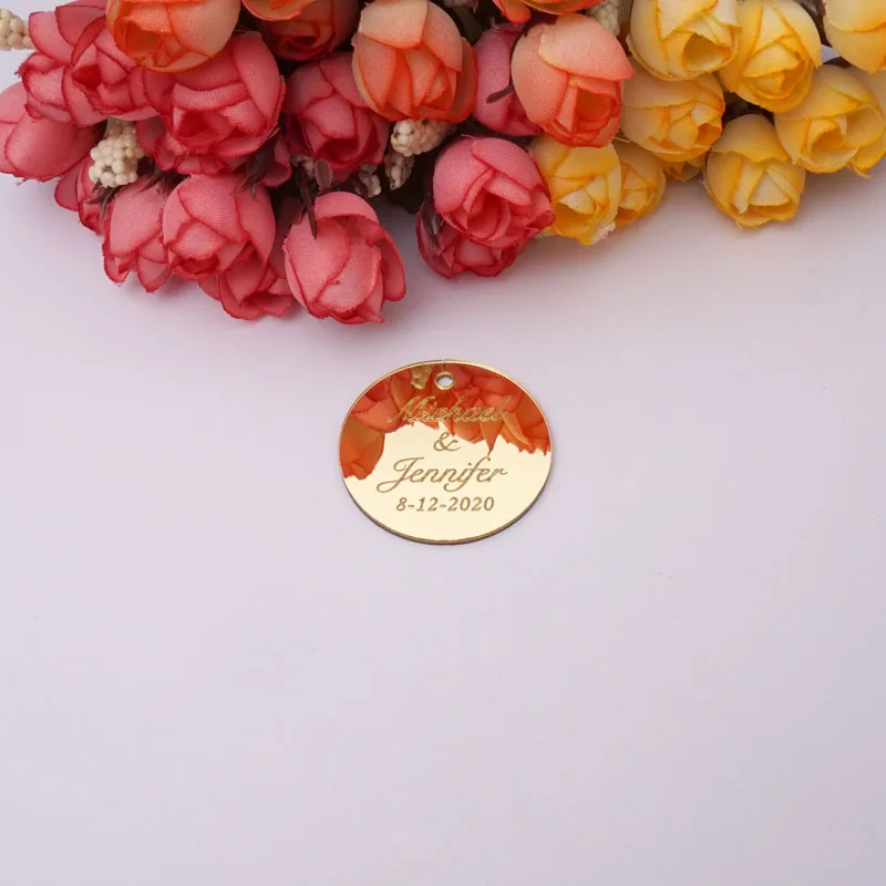 30 шт./лот зеркальные открытки на заказ пригласительные персонализированные