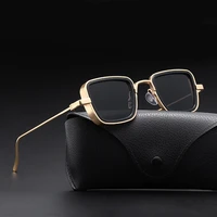 2020 fashion square metal men sunglasses vintage anti reflective mirror glasses classic design women sun glasses uv400