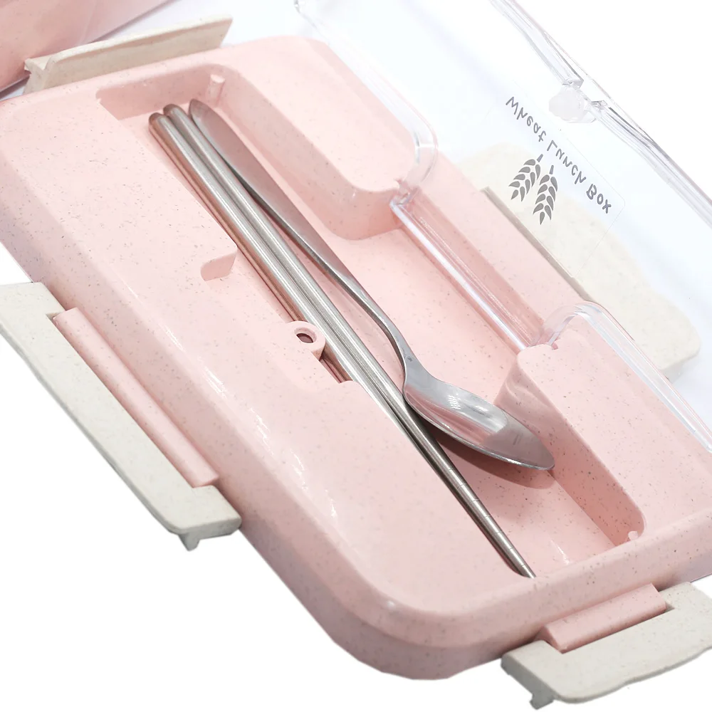 Ланч бокс для микроволновой печи посуда из пшеничной соломы Портативный бенто