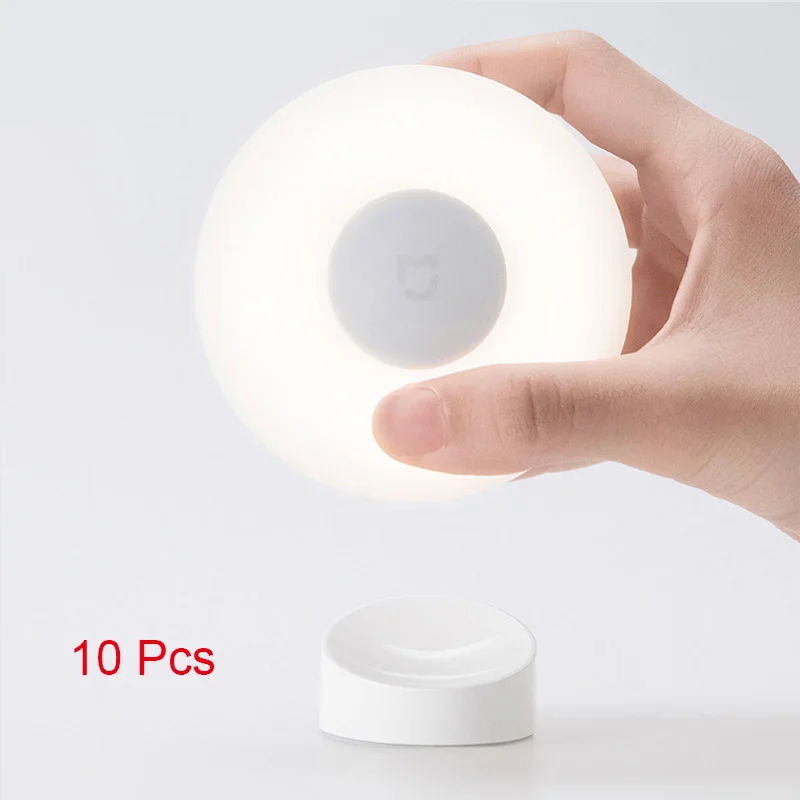 Type 5 Xiaomi Mijia светодиодный индукционный ночник 2 лампы яркость регулируемый инфракрасный умный датчик человеческого тела с магнитным Bas - Цвет: Type 5