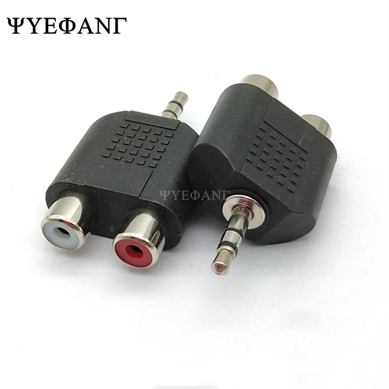 2 шт. переходник разветвитель для аудиокабеля 3 5 мм|Соединители| |