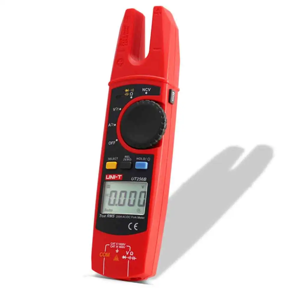 Цифровой мультиметр UNI T UT256B вольтметр с функцией True RMS вилка Auto 200A Измеритель