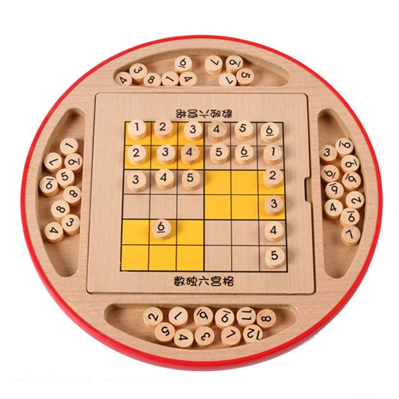 

Multifunctional Sudoku Game Chess Early Learning Intelligence Jiugongge Desktop Chess Flying Chess Toy for Children