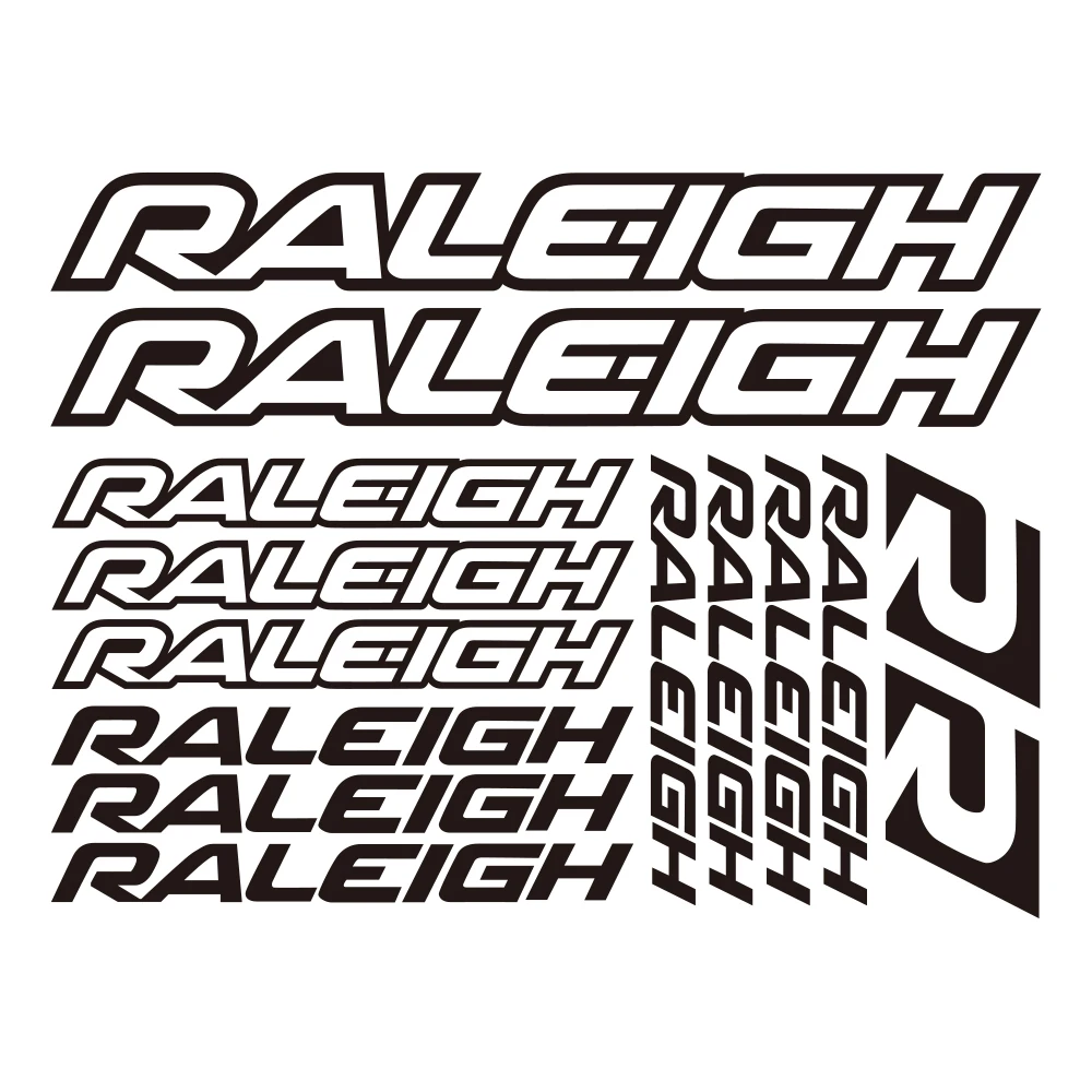 Creative Personality RALEIGH Kit Car Sticker PVC Bicycle Mountain Bike Motorcycle Decoration Accessories High Quality Auto Decal