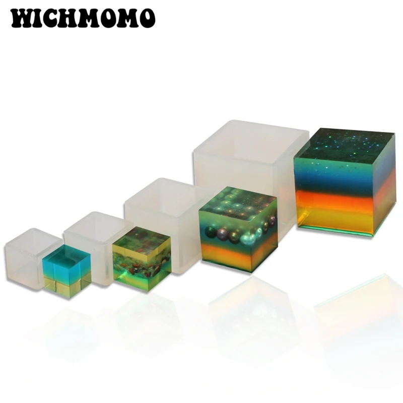2019 новые модные 1 шт 20 50 мм квадратные DIY прозрачные УФ смолы жидкие силиконовые
