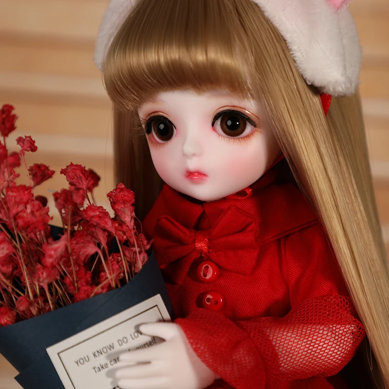Полный комплект 1/6 BJD кукла милая Miu для со стеклянными глазами Девочка День