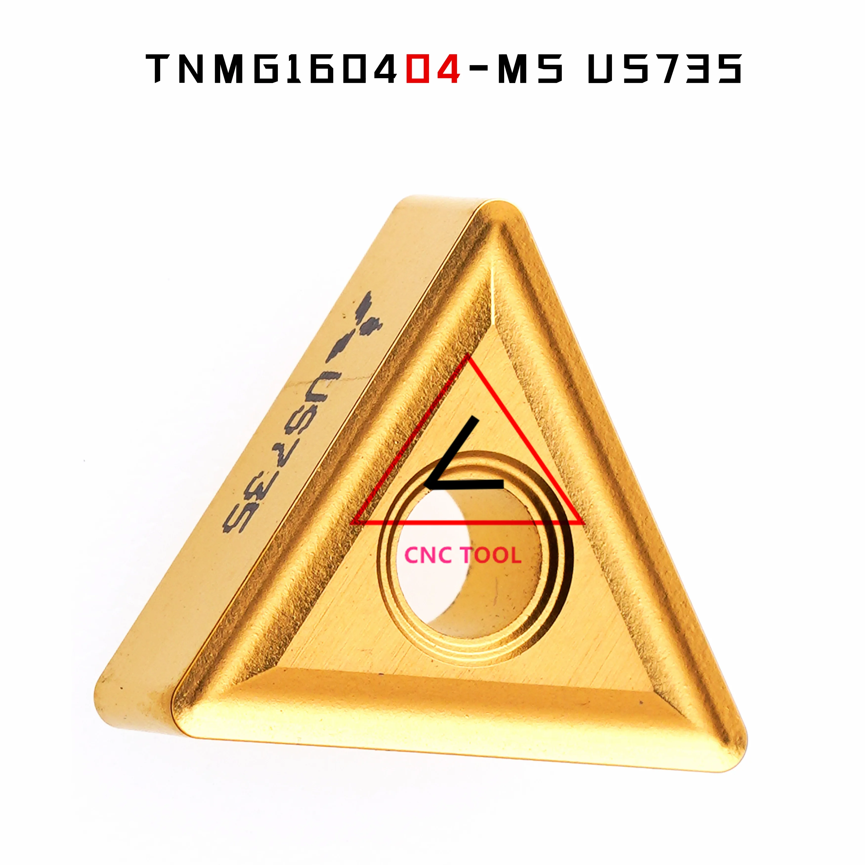 

TNMG160408-MS US735, 10 шт., оригинальная Поворотная вставка DIAEDGE