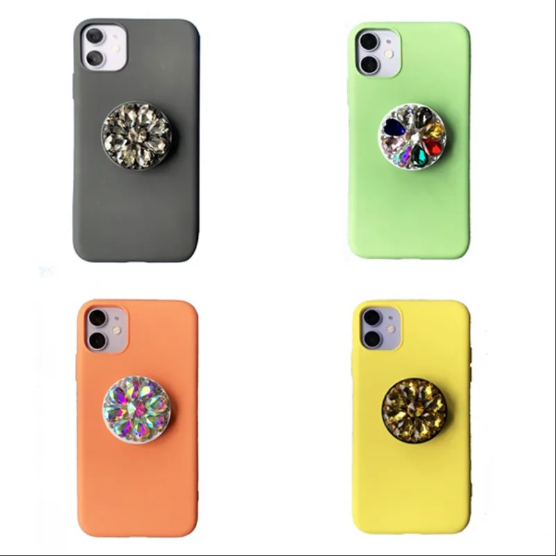 2020 Модный чехол для телефона 3D Блестящий Алмаз вращение на 360 градусов держатель