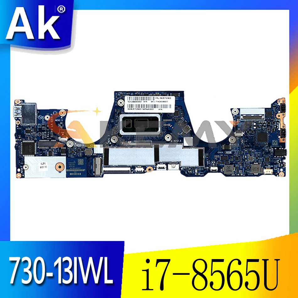 

For Lenovo Yoga 730-13IWL laptop motherboard ELZP3 LA-G581P W/ CPU i7 8565U 16GB RAM tested FRU 5B20T02800 Mainboard