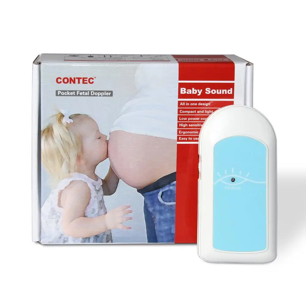 2 цвета BABYSOUND A LCD дисплей монитор сердечного ритма ребенка Babysound + Бесплатный гель