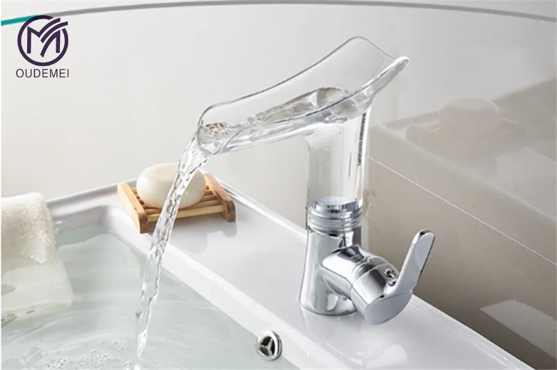 Латунь Chome покрытие коричневый фиолетовый синий бортике одной ручкой ванной кран