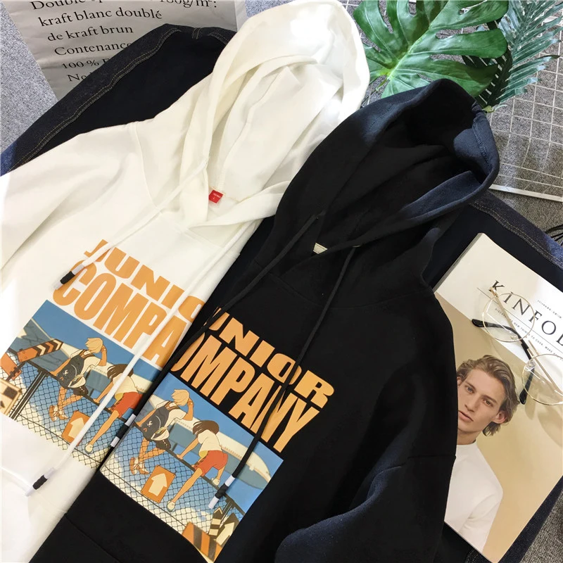 2019 модная толстовка с капюшоном для женщин одежда Корейский Ulzzang Harajuku уличная